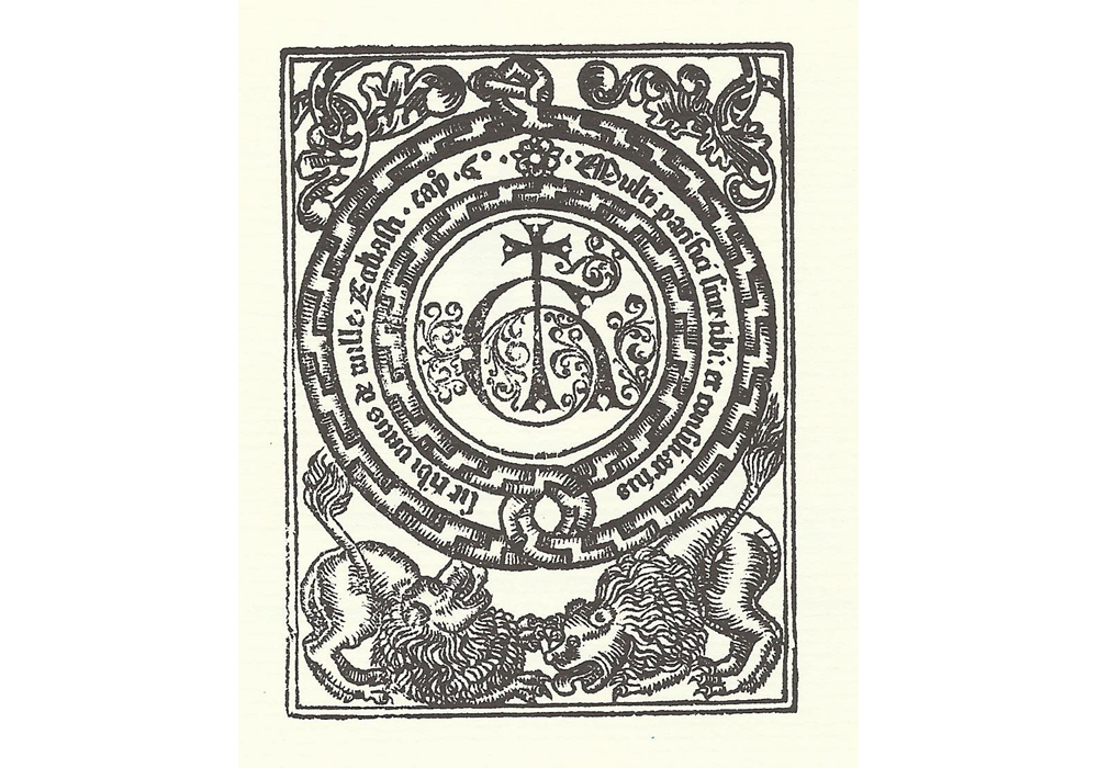 Aurea expositio-Nebrija-Jorge Coci-Incunabula & Ancient Books-facsimile book-Vicent García Editores-9 Nebrija printer's mark